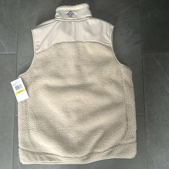 NEW Unisex Spyder Sherpa Vest in Natural Color - Picture 6 of 8